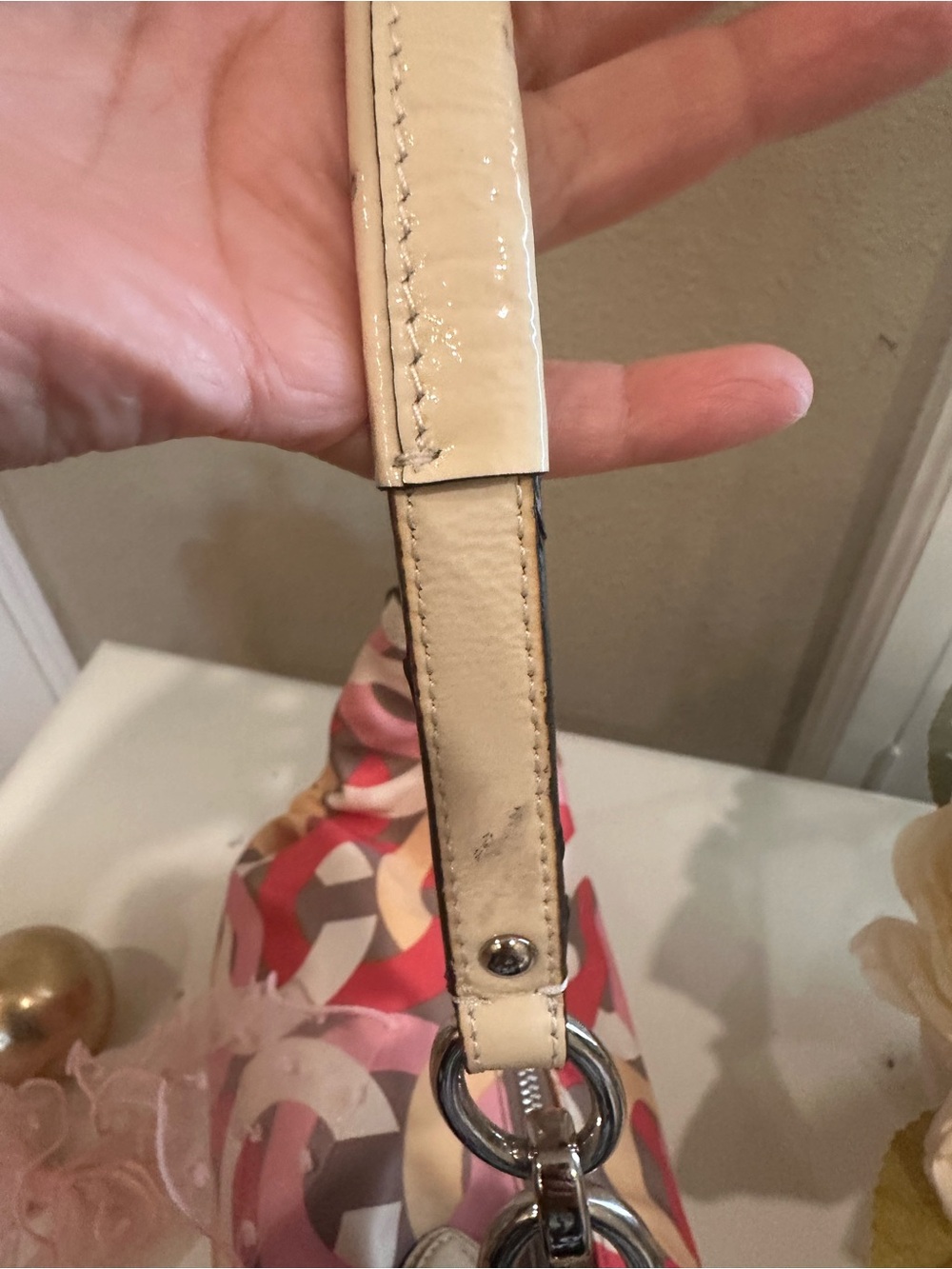 Coach Colorful Geometric Shoulder Bag - Picture 7 of 8